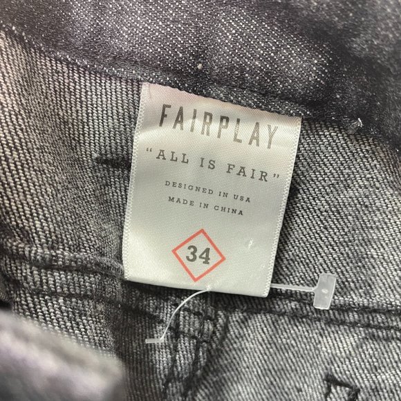 FAIRPLAY Distressed Jeans sz 34 - Picture 6 of 6